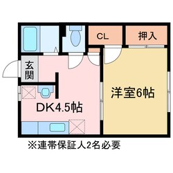 ヴィレッジ巴の物件間取画像